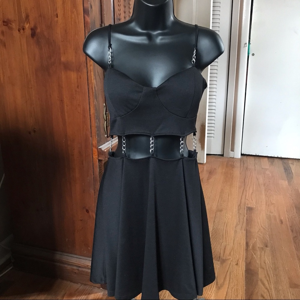 ❌❌SOLD❌❌Black Chain Dress